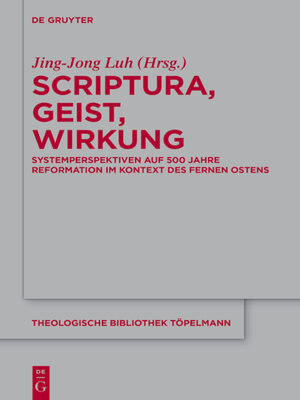 cover image of Scriptura, Geist, Wirkung